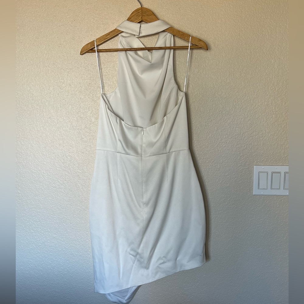 Elliat | Ivory Camo Blouson Halter Dress - Picture 10 of 15